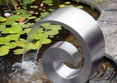 China Modern Style Stainless Steel Cascade Water Feature For Home Decoration for sale