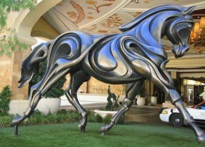 中国 屋外の馬の彫像、青銅色の連続した馬の彫刻の現代的な設計 販売のため