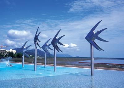 China Sea Fish Commercial Water Features , Swimming Pool Water Features Stainless Steel for sale