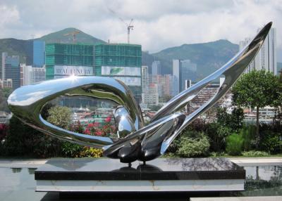 中国 現代的な現代ステンレス鋼の彫刻、大きい庭の金属の芸術の彫刻 販売のため