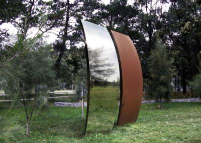 China Escultura de aço de Corten da arte do jardim, altura da arte 200cm da escultura do metal à venda