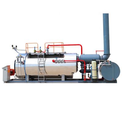 China Gas Fired Diesel Oil Fired Three-Pass Steam Boiler For Factory,Workshop,Hotel,Restaurant Use for sale