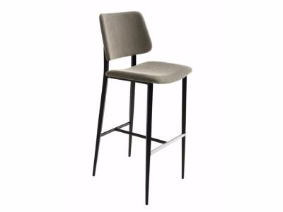 China Commercial Joe Bar Modern Bar Chairs With Metal Frame 42.5