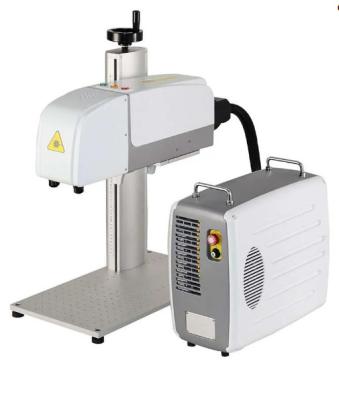 China 50W 3D Fiber Laser Marking Machine For Stainless Steel Metal Curved Surface for sale