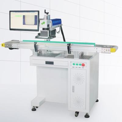 China Posicionamento visual máquina de marcação a laser online, rastreamento automático à venda