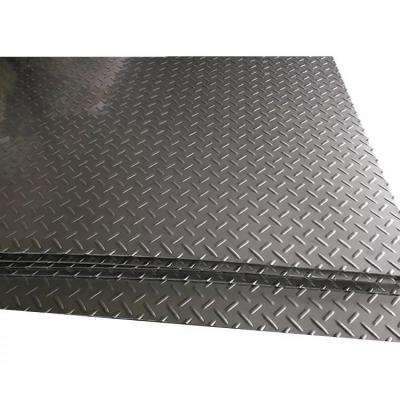 China Q235 Galvanized Metal Chequered Plate 3m-6m PPGI Checker Plate Metal Sheet for sale