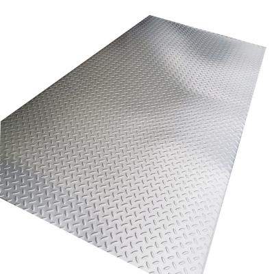 China Zinc40-275 Gi Chequered Plate Coated Steel Galvanized Metal Pattern Sheet Sgcc for sale