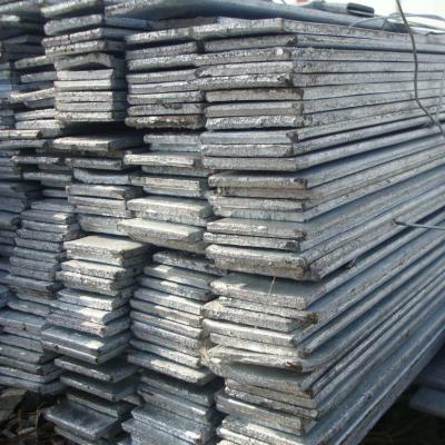 China Dx51D A40 Galvanized Flat Steel 12X6mm Construction 200mm Width Han Steel for sale
