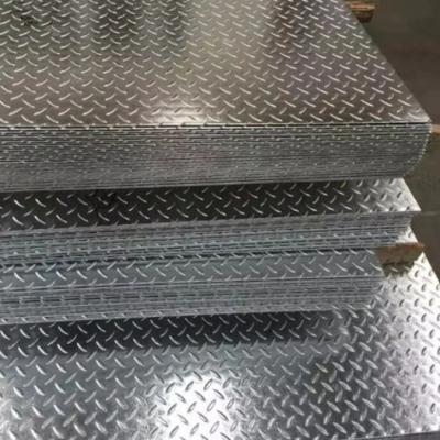 China ASTM JIS Cold Rolled GI Chequered Plate 10mm Thick 80 / 120 / 180 / 275g for sale