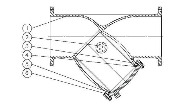 Din Y Type Strainer Drawing
