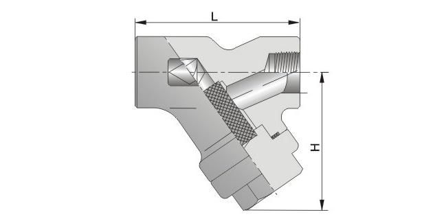 Forged Y Strainer WB 800LB