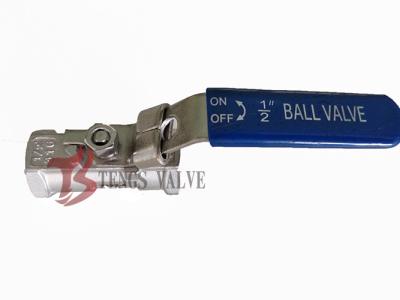 China Soft Seated One Piece Ball Valve A351 CF8M / SS316 SW / NPT 1000 PSI for sale