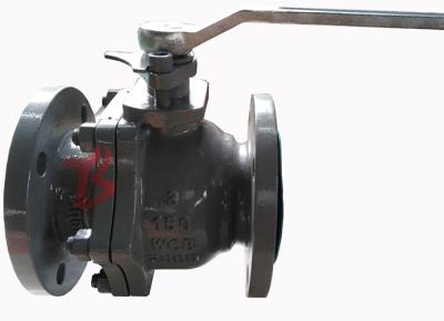 China Floating Split Body Ball Valve Soft Seated Carbon Steel WCB 2PC 150LB for sale