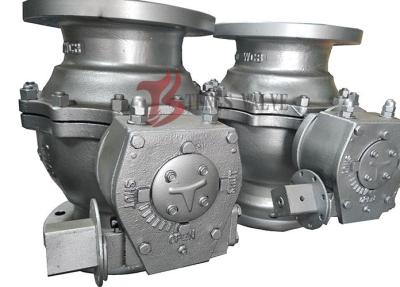 China PTFE Soft Seated Ball Valve Floating Ball Valve 150LB Worm Gear Q41F Full Bore for sale