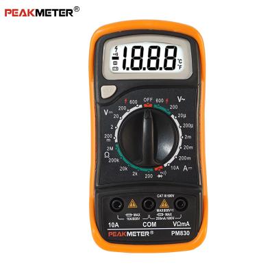China Manual Range Handheld Digital Multimeter Overload Protection High Reliability And Safety for sale