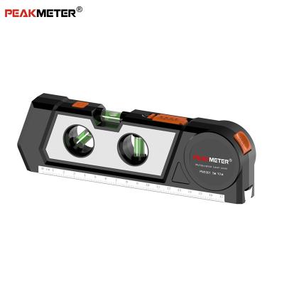 China 4 in 1 Laser Level Multipurpose Cross Line Laser horizontal bubble and level ruler for sale