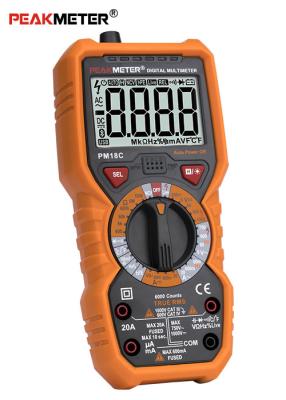 China Electrical Handheld Digital Multimeter Operating Environment 600V CAT IV And 1000V CAT III for sale