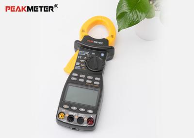 China Black Electrical Digital Power Clamp Meter Multimeter With AC RMS Low Battery Indication for sale