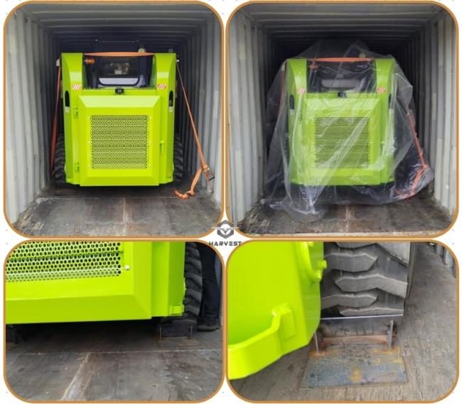 Yanmar Engine Wheel Skid Steer Loader with 1050kg Rated Load and Versatile Attachments 9