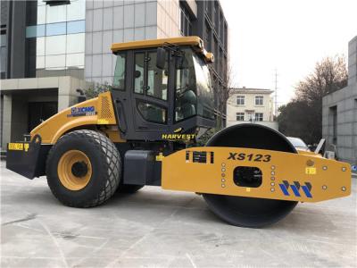 China XCMG 12 Ton XS123 Hydraulic Vibratory Driving Single Drum Road Roller for sale