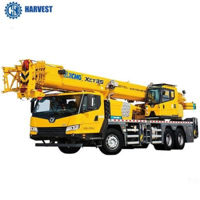 China 56.8m Max Lifting Height XCMG XCT35 35t Mobile Crane Truck For Construction for sale