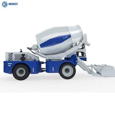 China Harvest HY350 4 Wheel Drive 3.5m3 8 Ton Self Load Concrete Mixer Truck for sale