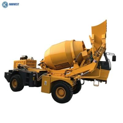 China 60kW misturador de cimento de carregamento do auto 1.6m3 pequeno de 5.5 toneladas da colheita HY160 à venda