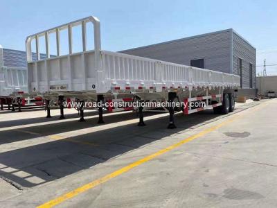 China ADR 40/60ton Side Wall Semi Trailer 1310mm Axlebase For Cargo Truck for sale