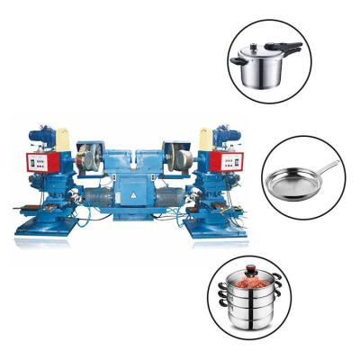 China stainless steel cookware sets pots and pans outer polishing machine for sale