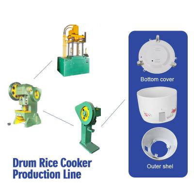 Chine Chaîne de production de cuiseur de riz de tambour hydraulique avec le moteur servo multifonctionnel à vendre