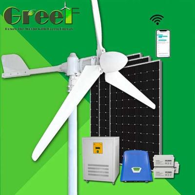 China Home Low Speed Off Grid On Grid Pitch Wind Turbine Generator Wind Mill Fan 10KW for sale