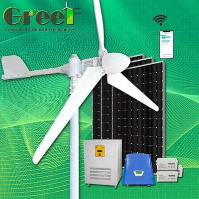 China 2KW Wind Turbine Generator Complete Hybrid Off And On Grid System for sale