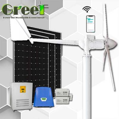 中国 10KW On Off Grid Energy Wind Turbine Generator Wind Mill Fan For Home 販売のため