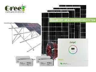 China Sistema de energía de la energía solar de 5KW 10KW para el sistema solar casero de la generación en venta
