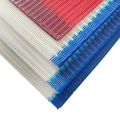 China Woven Spiral Filter Belt 3 Fillers Polyester Mesh Belt Blue Color For Seperation for sale