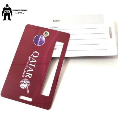 China Personalized	PVC Business Cards Offset Printing , Travel Luggage Name Tag Airlines supply for sale