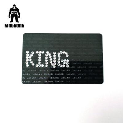 China Customized  Metallic Print Business Cards , Silver / Black Metal Etched Business Cards for sale