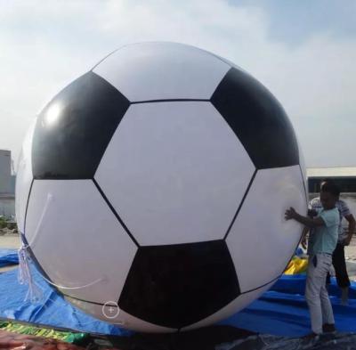 China Soccer Shape Giant Advertising Inflatable Helium Balloon With Full Printing for sale