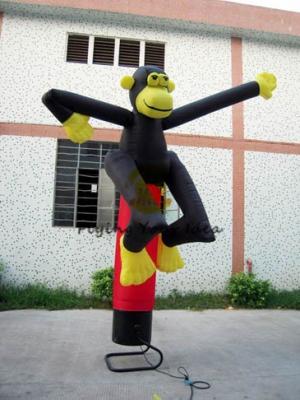 China Custom Inflatable Air Dancer / Sky Dancer Inflatable Monkey Shaped Of Promotion for sale