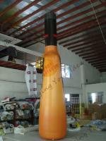 China UV Protective PVC Tarpaulin Inflatable Bottle For Indoor Activities With Silk - Screen Printing for sale