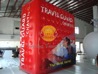 China Waterproof Filled helium cube balloon with UV protected printing for Entertainment events for sale
