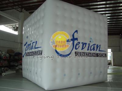 China White Fireproof Cube Balloon for sale