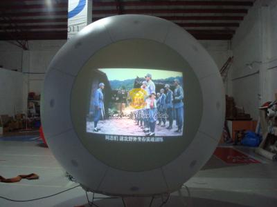 China Giant 0.2mm PVC Projection Inflatable Helium Balloon for Political events for sale