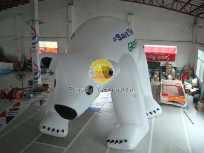 China El oso de encargo inflable impreso protegido ULTRAVIOLETA formó los globos para los acontecimientos del entretenimiento en venta