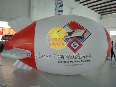 China Zepelín llenado prenda impermeable grande para la elección política, globos del helio de los dirigibles no rígidos de RC en venta