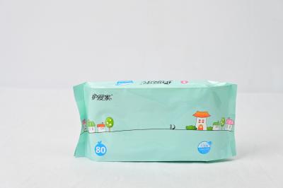 China Environmental Protection Clean Skin Wipes EDI Water 20 X 14/16cm 5 / 10 / 20 / 40 / 80 Pcs/Pack for sale