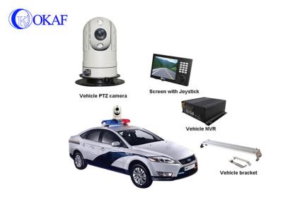 China 4G Car IR Auto Tracking PTZ Camera / Security Camera With Powerful Magnet Mount for sale