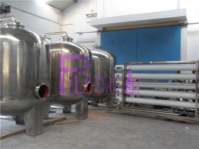 China Industrial 20T Single Level Ro Machine With Stainless Steel Water Storage Tanks for sale