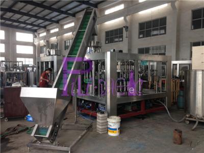 China 330ml glass Bottle crown caps  Beer Filling Machine with NANQING valves for sale