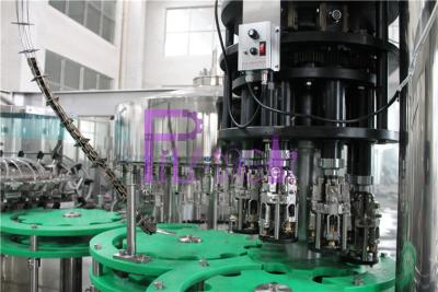China 3 em 1 planta de enchimento da água potável da garrafa de vidro com controle automático completo do PLC à venda